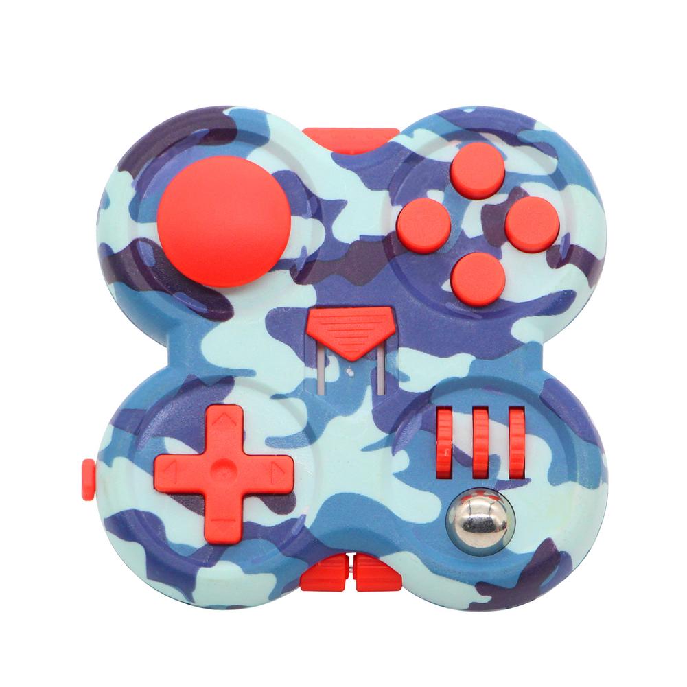 Fidget Pad Portable Controller Buttons Stress Relief Decompression Toy Gamepad Relieve The Stress Tool Easy Storage - Fidget Pad