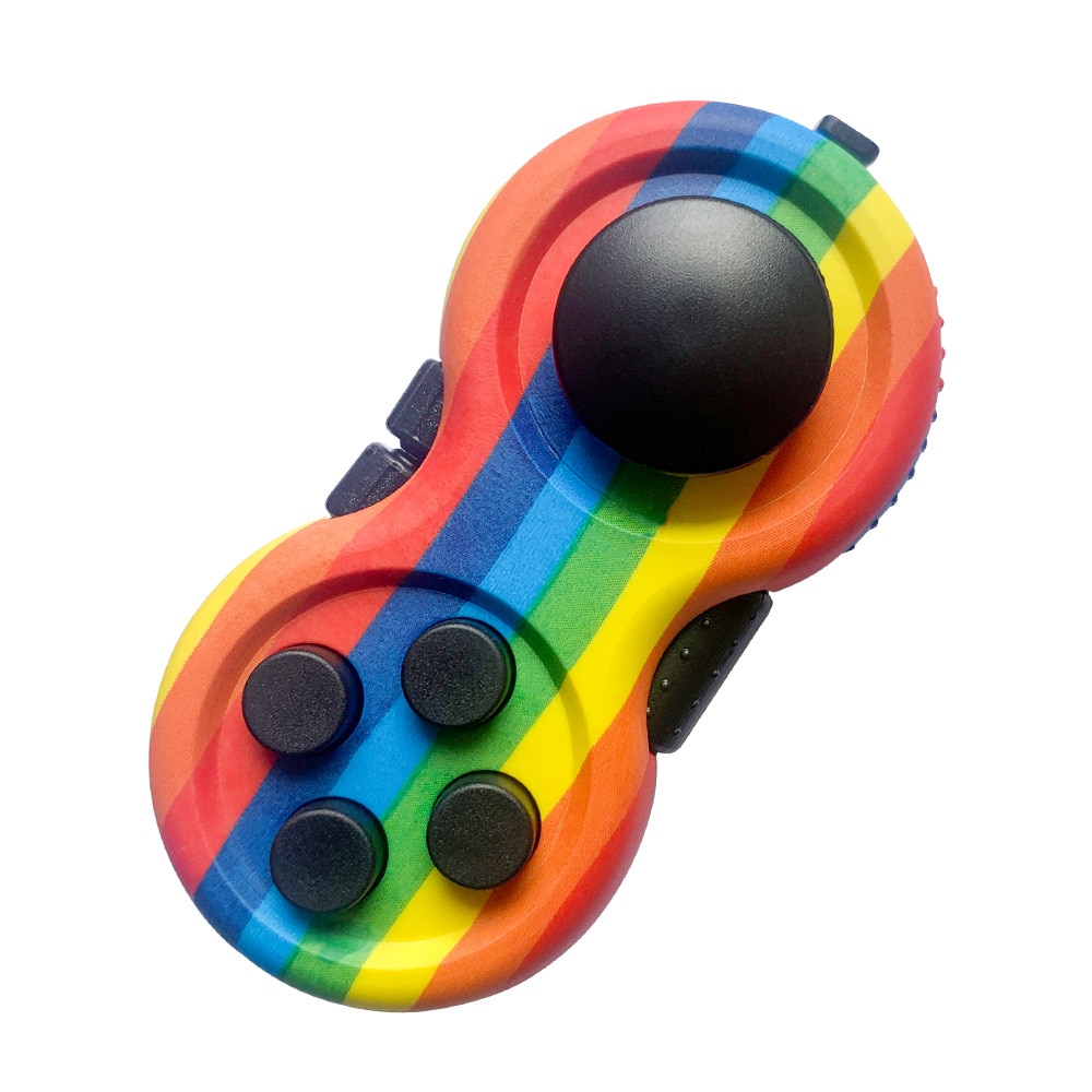 Game Pad Fidget Toy Decompression Gift Plastic Finger Toy Reliever Stress Hand Fidget Pad Classic Controller - Fidget Pad